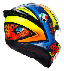 Casco Cerrado De Moto Agv K1 Izan Amarillo/ Naranja Ece22.06